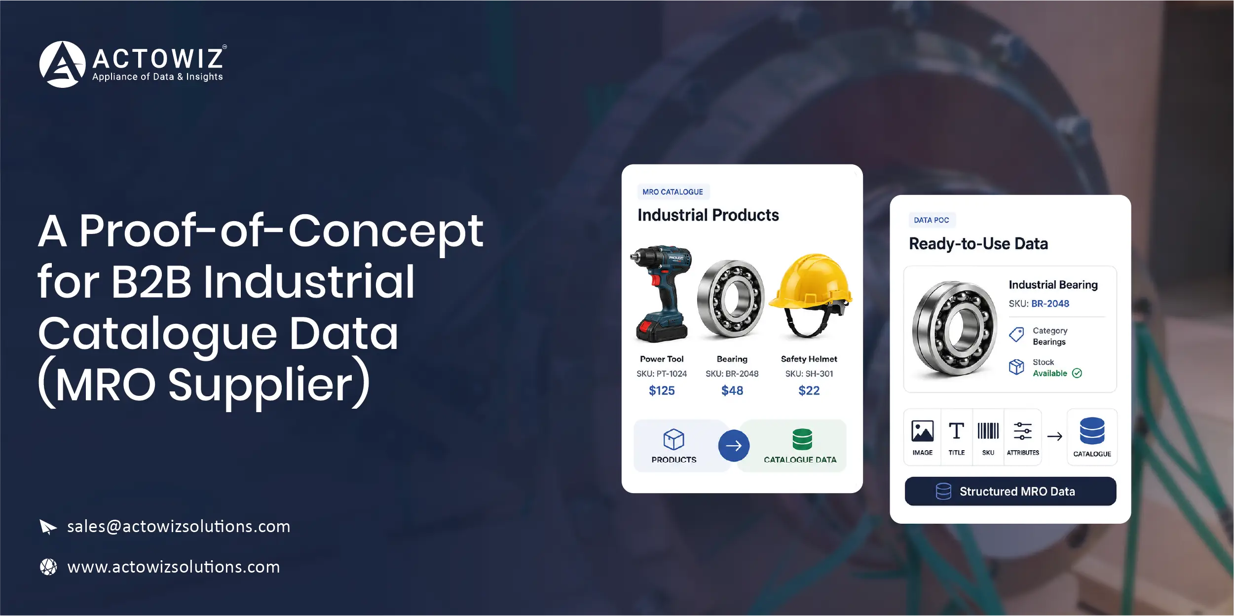 B2B Industrial Catalogue Data POC